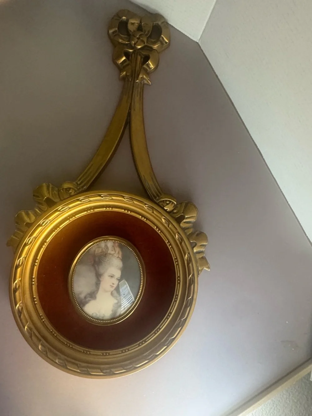 Vintage Cameo Creation Lady Hamilton or Elizabeth by George Romney Reproduction